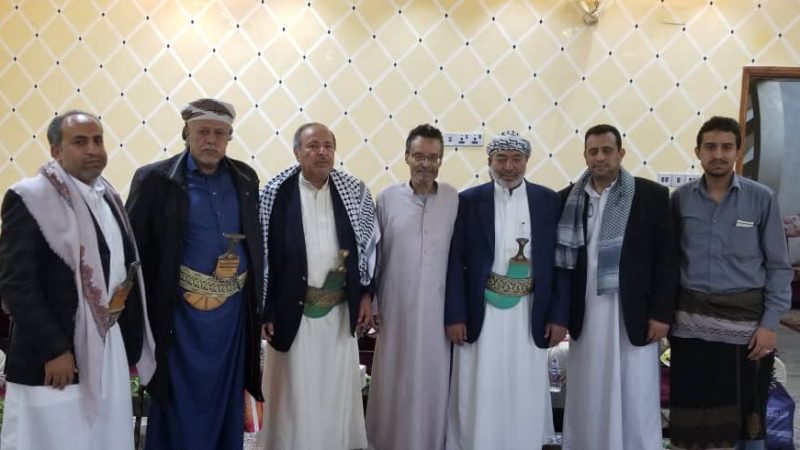 رئيس تنظيم التصحيح يزور المناضل فضل الحسني بعد نجاح العملية الجراحيه وخروجه من المستشفى بسلامة الله