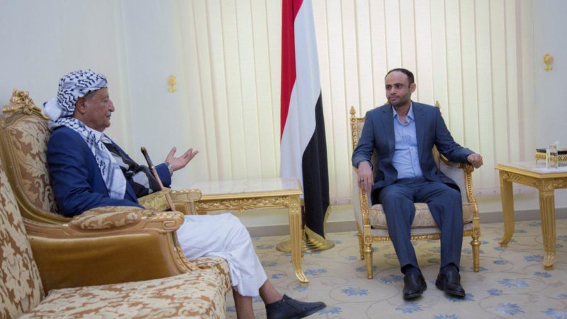 الرئيس المشاط يلتقي اللواء الوهبي