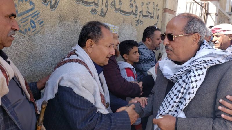 تشييع جنائزي كبير للفقيد الحاج محمدالعليي والد الأستاذاحمدالعليي القائم بأعمال وزيرالسياحة عضو اللجنة العليا للتصحيح