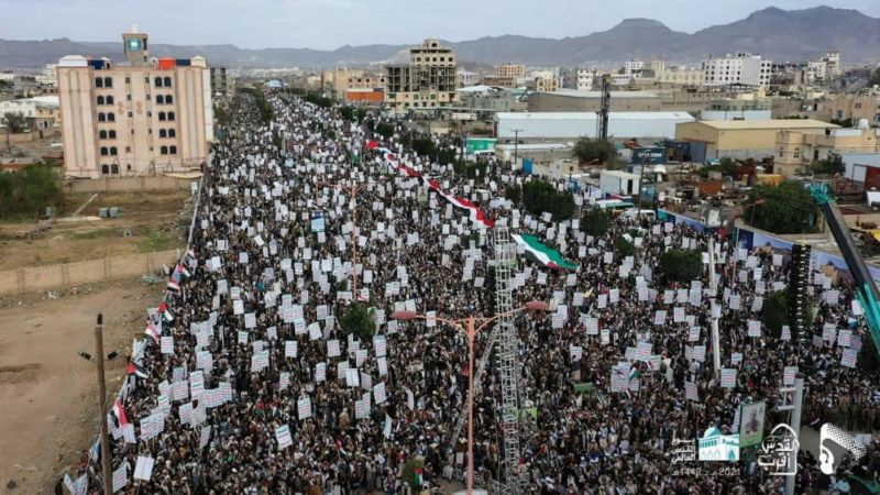 العاصمة صنعاء تشهد مسيرة جماهيرية كبرى بيوم القدس العالمي