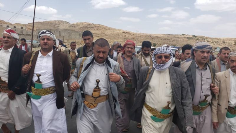 تشييع جنائزي كبير لفقيد الوطن الشريف حميد بن علي القحوم