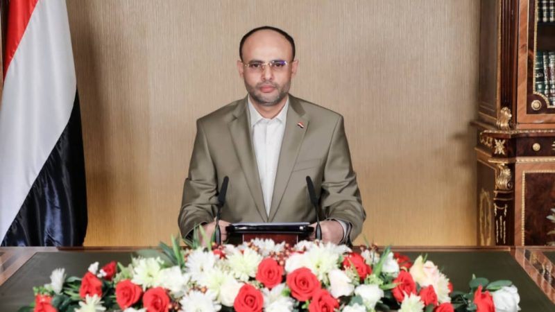 الرئيس المشاط يوجه خطابا للشعب اليمني بمناسبة العيد السابع لثورة 21 سبتمبر