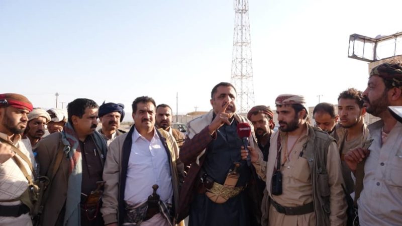 وزير النفط يطلع على احتياجات المواطنين بمديرية الجوبة في مأرب