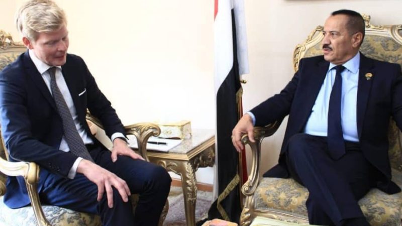 وزير الخارجية يلتقي المبعوث الأممي ويؤكد ضرورة رفع الحصار وإيقاف العدوان