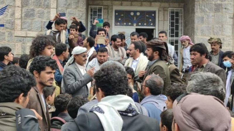 السامعي يزور منطقة جرف سلمان ويطلع على احتياجات مديرية حيدان بصعدة