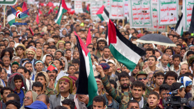 مسيرة جماهيرية كبرى بالعاصمة صنعاء بيوم القدس العالمي