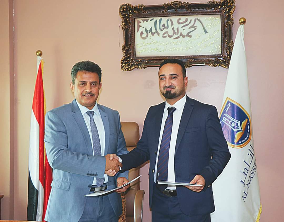 مؤسسة الحمدي للتنمية توقع اتفاقية مع جامعة الناصر لدعم الشباب الملتحقين بالدراسة في الجامعة