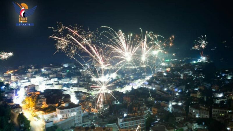 ألعاب نارية تزين سماء العاصمة والمحافظات ابتهاجاً بعيد الغدير