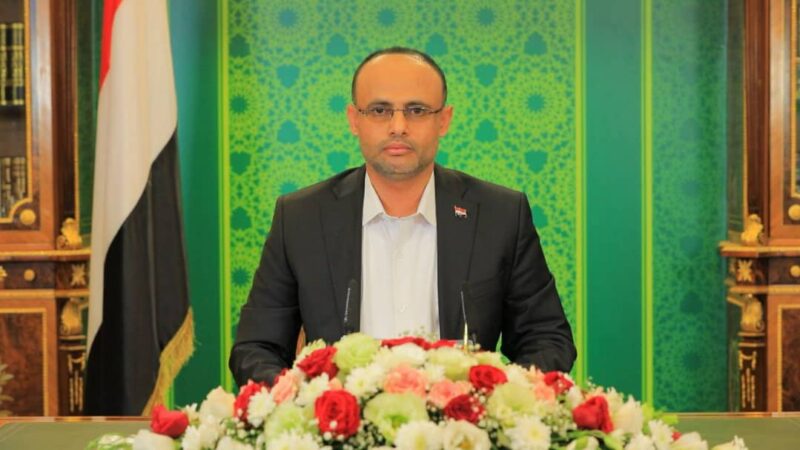 الرئيس المشاط يهنئ الشعب اليمني وقائد الثورة بالعيد التاسع لثورة الـ 21 من سبتمبر