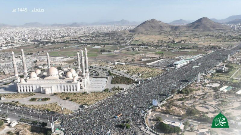 صنعاء.. احتفال مليوني بالمولد النبوي الشريف
