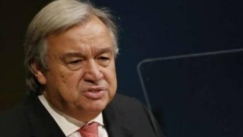 غوتيريش يدعو باسم الإنسانية وقف الحرب على غزة
