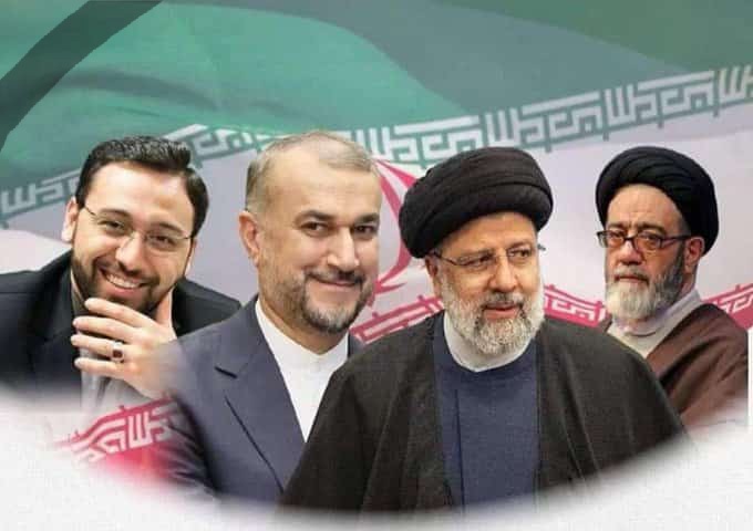 ايران تعلن رسميآ استشهاد الرئيس في حادث تحطم المروحية
