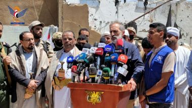 مؤتمر صحفي للمنسق المقيم للأمم المتحدة بشأن جريمة استهدف مركز المهاجرين الأفارقة بصعدة