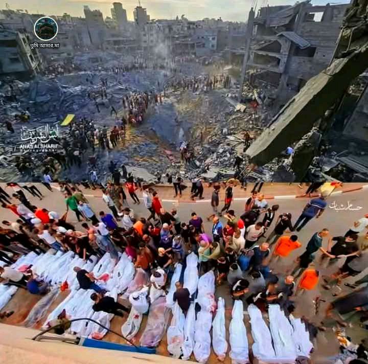 35 شهيدًا في قصف إسرائيلي متواصل على غزة والرئيس الفرنسي يدعو الأوروبيين لبحث فرض عقوبات على “إسرائيل”