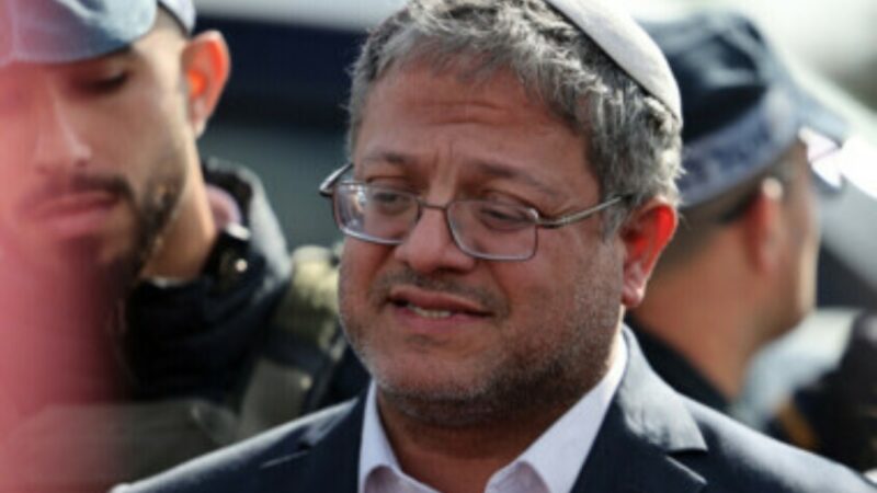 وزير الأمن القومي الصهيوني يطالب بوقف إدخال المساعدات إلى غزة كليا