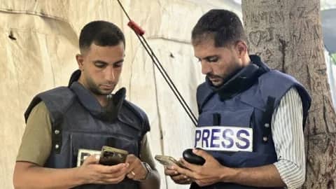 الاحتلال الاسرائيلي يغتال خمسه صحفيين في غزة