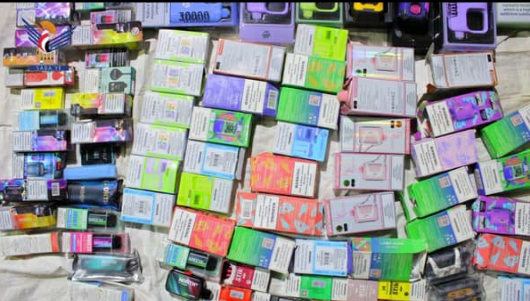 اتلاف كمية من الشيش الإلكترونية تحوي مادة