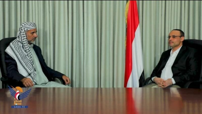 الرئيس المشاط يلتقي العلامة مفتاح ويكلفه بالقيام بأعمال رئيس مجلس الوزراء