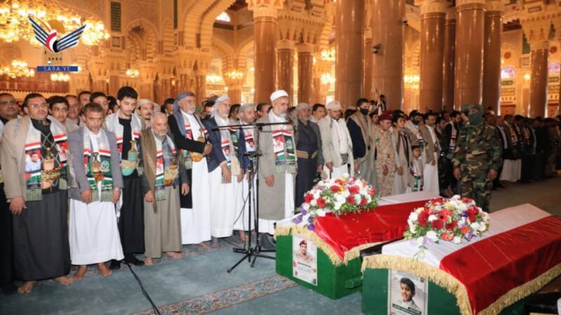 تشييع رسمي وشعبي مهيب لجثمان الشهيد الفريق الركن محمد الغماري رئيس هيئة الأركان العامة