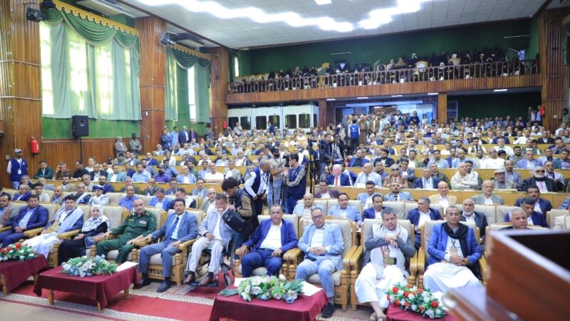 النعيمي يفتتح أعمال المؤتمر الوطني الأول للسلامة والصحة المهنية