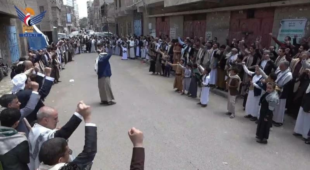 وقفات حاشدة في أمانة العاصمة تأكيدا على الجهوزية ونصرة لغزة وفلسطين