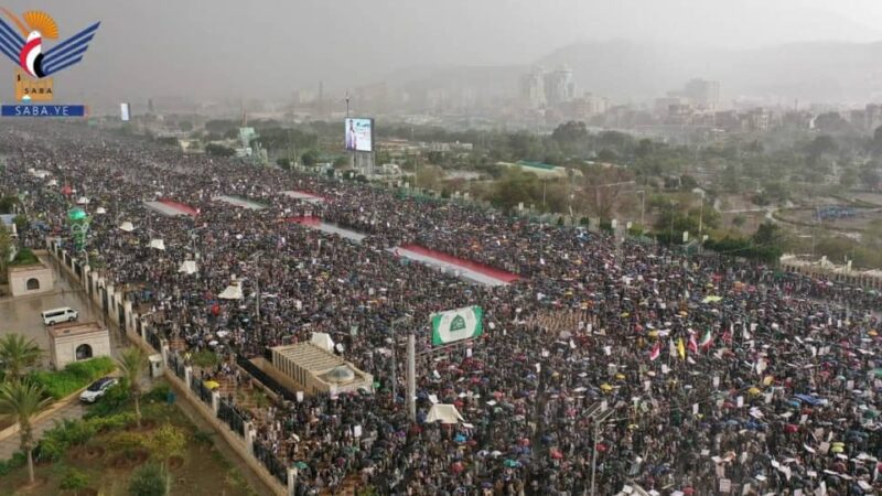 مسيرة مليونية بالعاصمة تأييدا لمعادلة “الحصار بالحصار .. والتصعيد بالتصعيد”