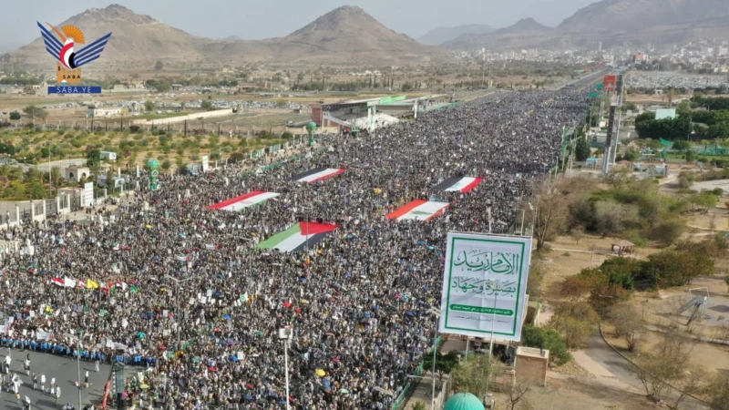 مسيرة مليونية بالعاصمة صنعاء إحياءً لذكرى استشهاد الإمام زيد وتأييدا لبيان القوات المسلحة