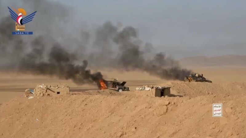 الإعلام الحربي يبث مشاهد نوعية لاستهداف تحشيدات تابعة للعدو السعودي وتدمير آلياته شرقي الجوف